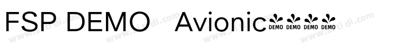FSP DEMO   Avionic字体转换